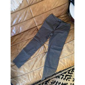 J. Crew mercantile cropped skinny work pant grey 4 R